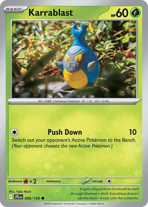 Pokemon Karrablast 009/159 SV09: Journey Together Normal - Eterna Cards