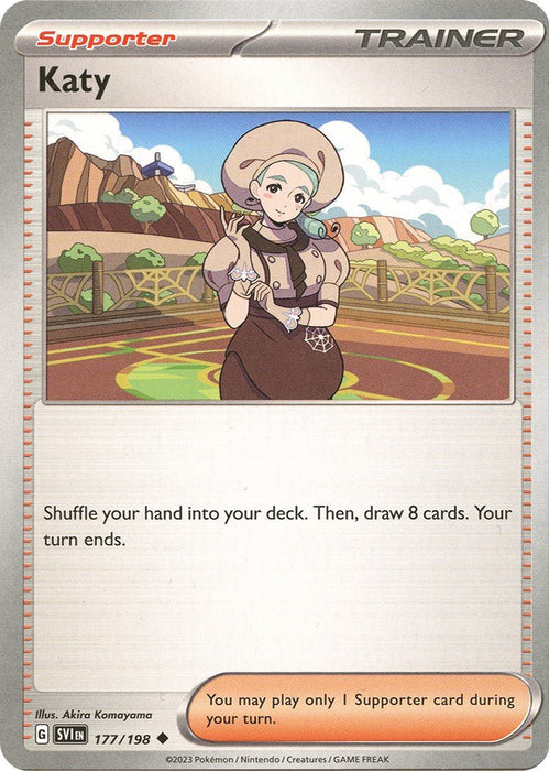 Pokemon Katy - 177/198 177/198 SV01: Scarlet & Violet Base Set Reverse Holo - EternaCards