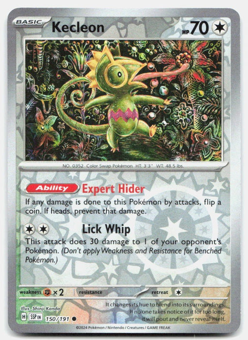 Pokemon Kecleon - 150/191 SV08: Surging Sparks Normal - Eterna Cards