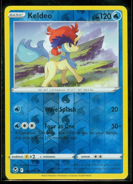 Pokemon Keldeo 046/195 SWSH12: Silver Tempest Normal - Eterna Cards