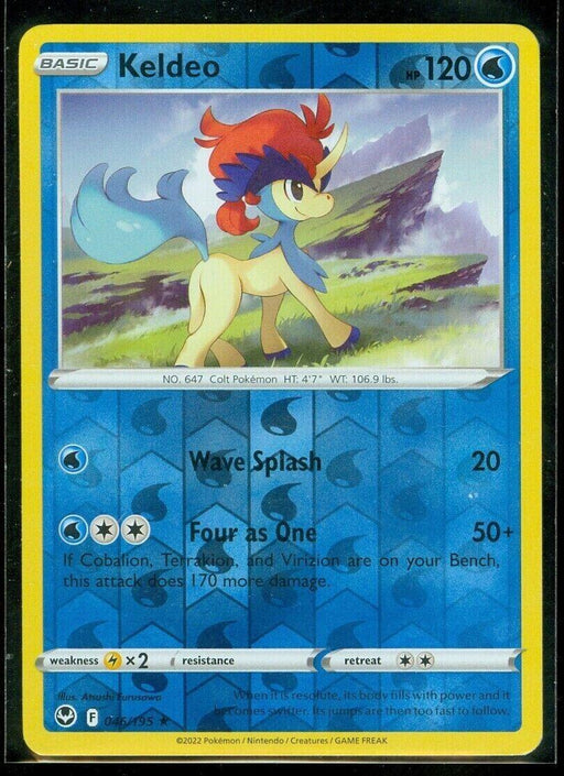 Pokemon Keldeo 046/195 SWSH12: Silver Tempest Normal - Eterna Cards