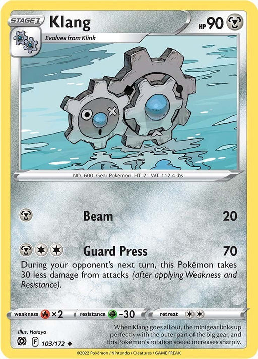 Pokemon Klang 103/172 SWSH09: Brilliant Stars Normal - EternaCards