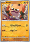Pokemon Klawf 105/182 SV04: Paradox Rift Normal