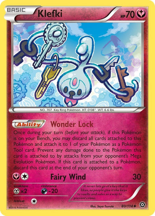 Pokemon Klefki 80/114 XY - Steam Siege Normal - Eterna Cards