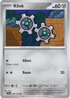 Pokemon Klink 099/142 SV07: Stellar Crown Reverse Holo