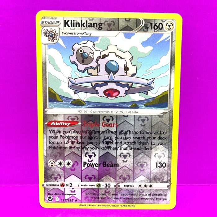 Pokemon Klinklang 125/195 SWSH12: Silver Tempest Normal - Eterna Cards