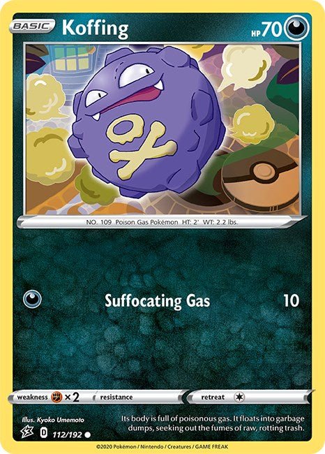 Pokemon Koffing 112/192 SWSH02: Rebel Clash Normal - EternaCards