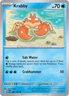 Pokemon Krabby 098/165 SV: Scarlet & Violet 151 Reverse Holo