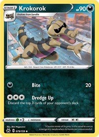 Pokemon Krokorok 079/159 SWSH: Crown Zenith Normal - EternaCards
