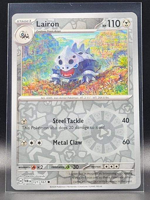 Pokemon Lairon - 121/167 SV06: Twilight Masquerade Normal - Eterna Cards