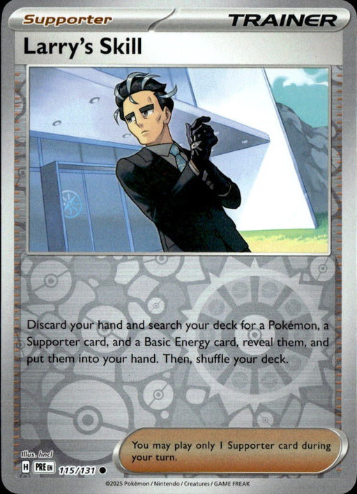 Pokemon Larry's Skill - 115/131 SV: Prismatic Evolutions Reverse Holo - Eterna Cards