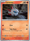 Pokemon Larvesta 040/197 SV03: Obsidian Flames Reverse Holo