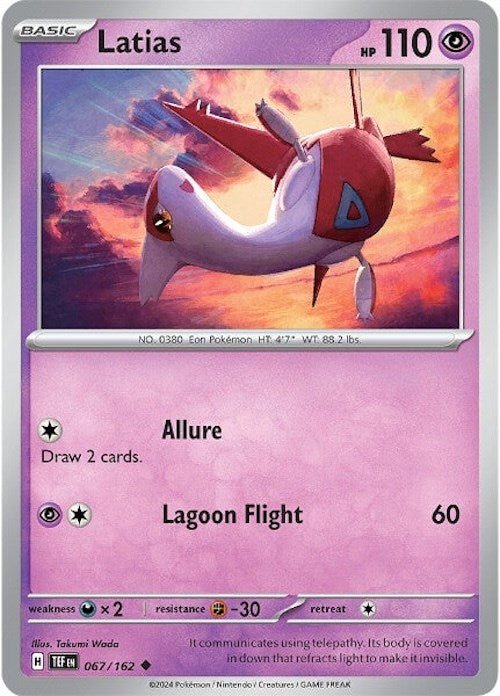 Pokemon Latias 067/162 SV05: Temporal Forces Normal - EternaCards