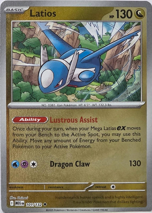 Pokemon Latios 101/132 ME01: Mega Evolution Normal - Eterna Cards