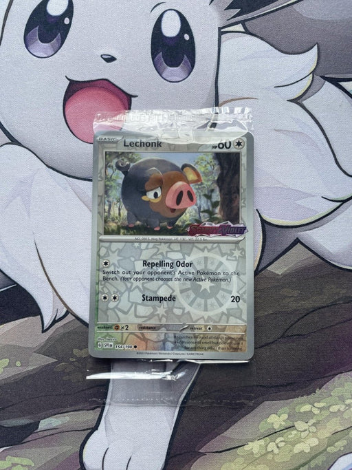 Pokemon - Lechonk 154/198 - Scarlet & Violet - Sealed Stamped Reverse Promo - EternaCards