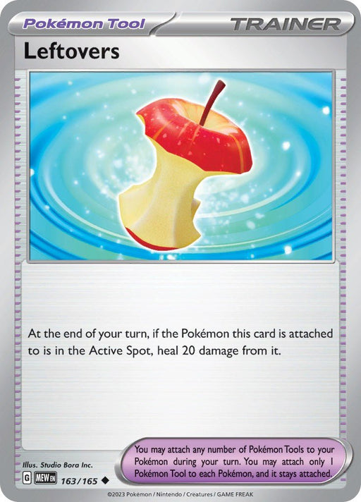 Pokemon Leftovers 163/165 SV: Scarlet & Violet 151 Reverse Holo - EternaCards