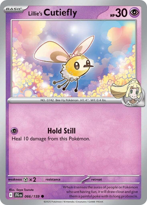 Pokemon Lillie's Cutiefly 066/159 SV09: Journey Together Reverse Holo - Eterna Cards
