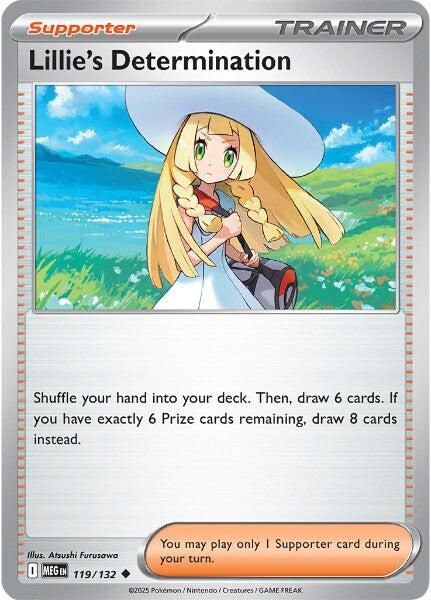 Pokemon Lillie's Determination - 119/132 119/132 ME01: Mega Evolution Reverse Holo - EternaCards
