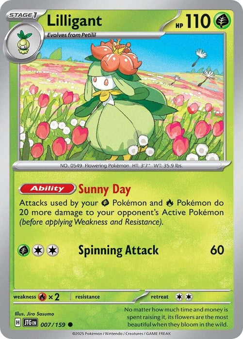 Pokemon Lilligant 007/159 SV09: Journey Together Reverse Holo - EternaCards