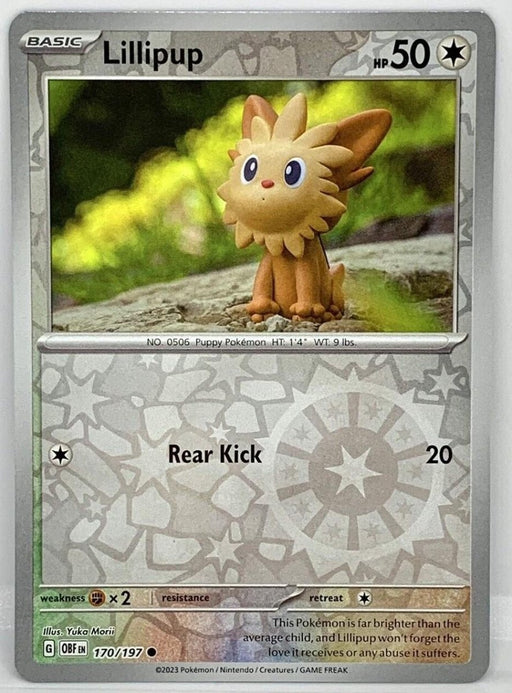 Pokemon Lillipup 170/197 SV03: Obsidian Flames Normal - Eterna Cards