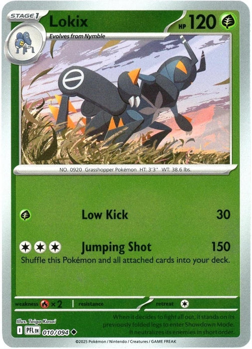 Pokemon Lokix 010/094 ME02: Phantasmal Flames Normal - Eterna Cards