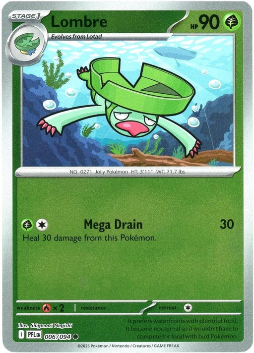 Pokemon Lombre 006/094 ME02: Phantasmal Flames Normal - Eterna Cards