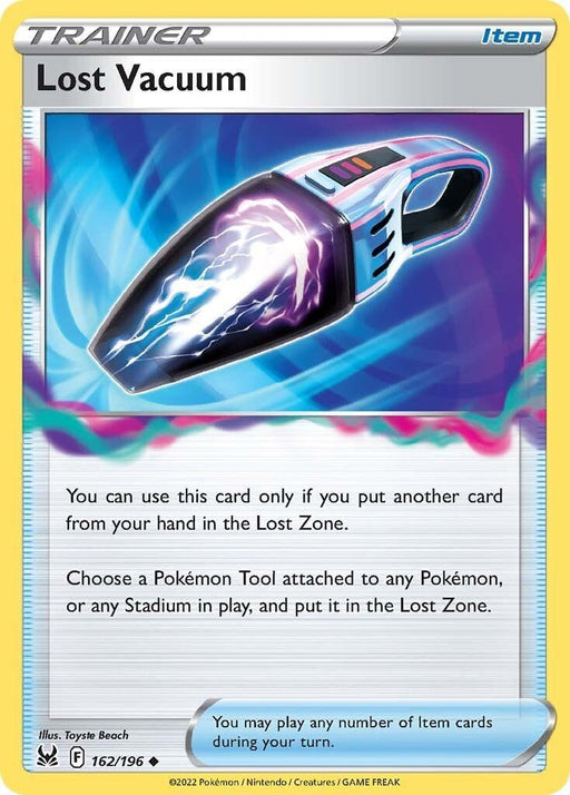 Pokemon Lost Vacuum 162/196 SWSH11: Lost Origin Reverse Holo - EternaCards