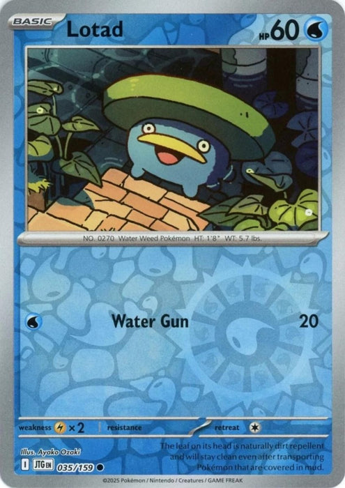 Pokemon Lotad 035/159 SV09: Journey Together Normal - Eterna Cards