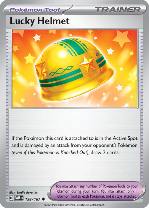 Pokemon Lucky Helmet 158/167 SV06: Twilight Masquerade Reverse Holo - EternaCards