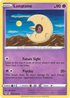 Pokemon Lunatone 072/189 SWSH03: Darkness Ablaze Reverse Holo