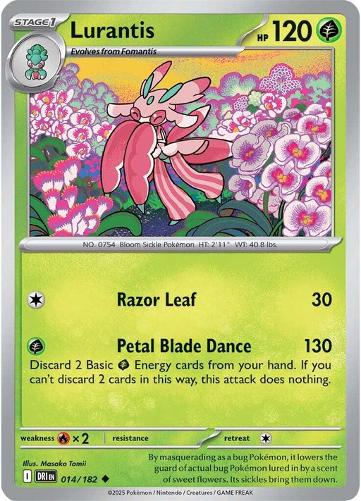 Pokemon Lurantis 014/182 SV10: Destined Rivals Normal - EternaCards