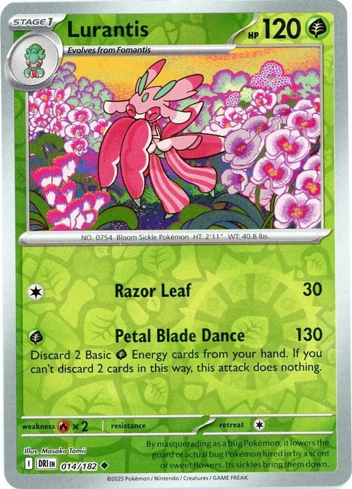 Pokemon Lurantis 014/182 SV10: Destined Rivals Normal - Eterna Cards