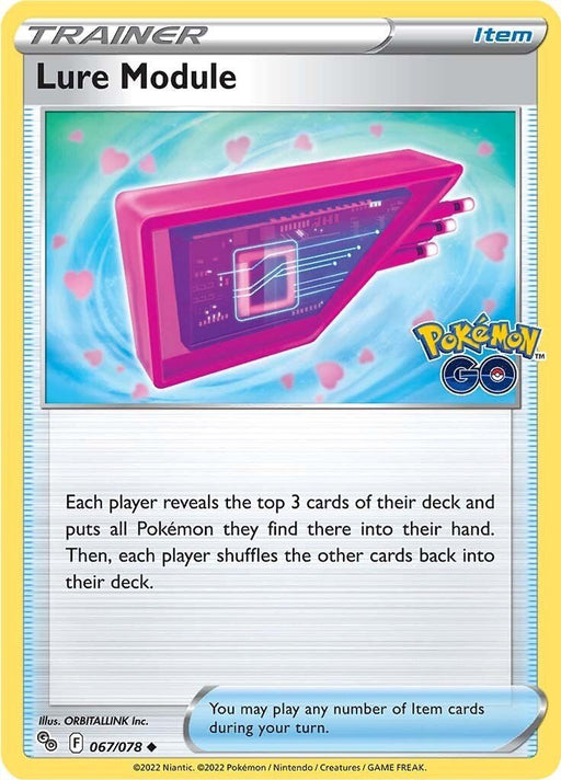 Pokemon Lure Module 067/078 Pokemon GO Reverse Holo - EternaCards