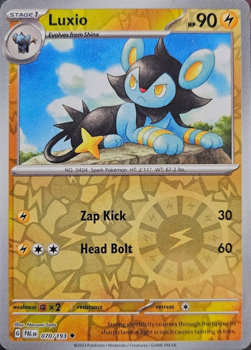 Pokemon Luxio 070/193 SV02: Paldea Evolved Normal - Eterna Cards