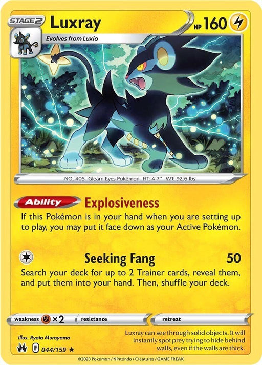 Pokemon Luxray (44) 044/159 SWSH: Crown Zenith Normal - Eterna Cards