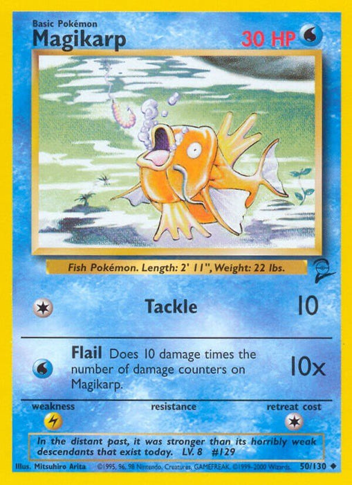 Pokemon Magikarp 050/130 Base Set 2 Normal - Eterna Cards