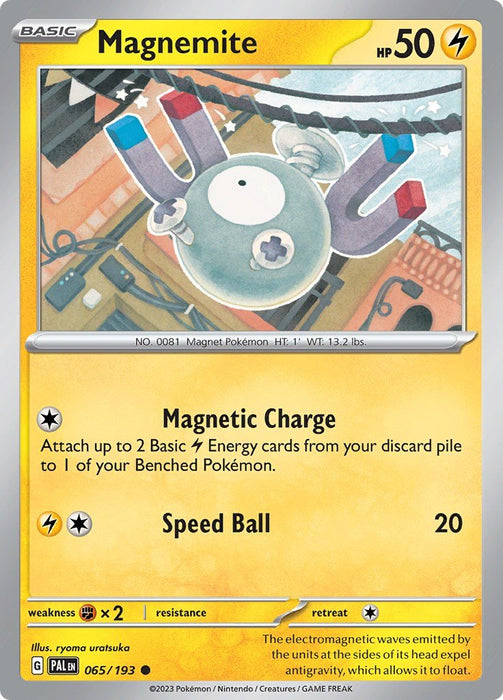 Pokemon Magnemite 065/193 SV02: Paldea Evolved Normal - EternaCards