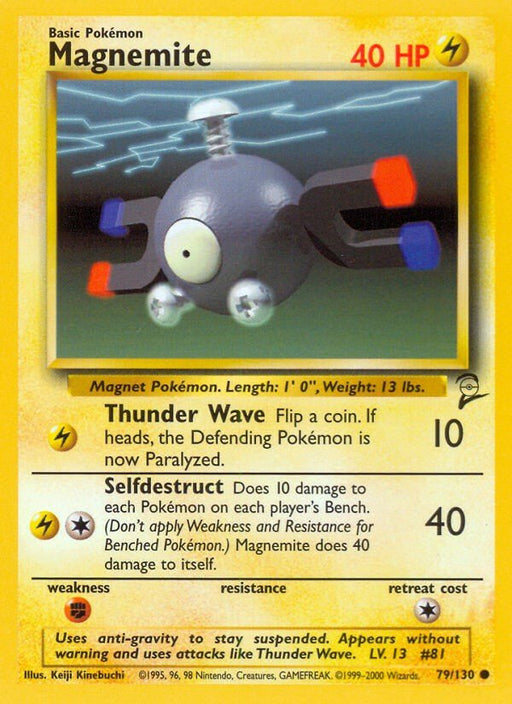 Pokemon Magnemite 079/130 Base Set 2 Normal - Eterna Cards