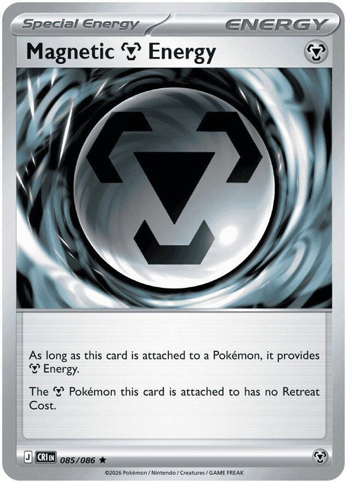 Pokemon Magnetic M Energy 085/086 ME04: Chaos Rising Holo - EternaCards