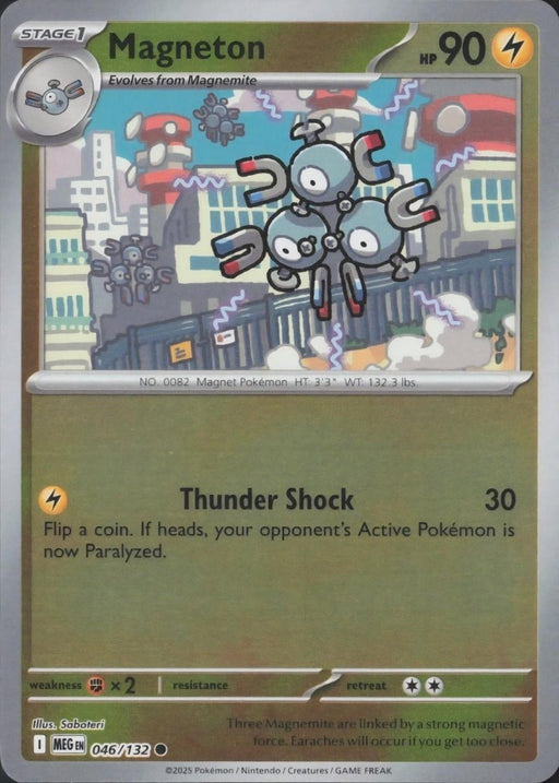 Pokemon Magneton 046/132 ME01: Mega Evolution Normal - Eterna Cards