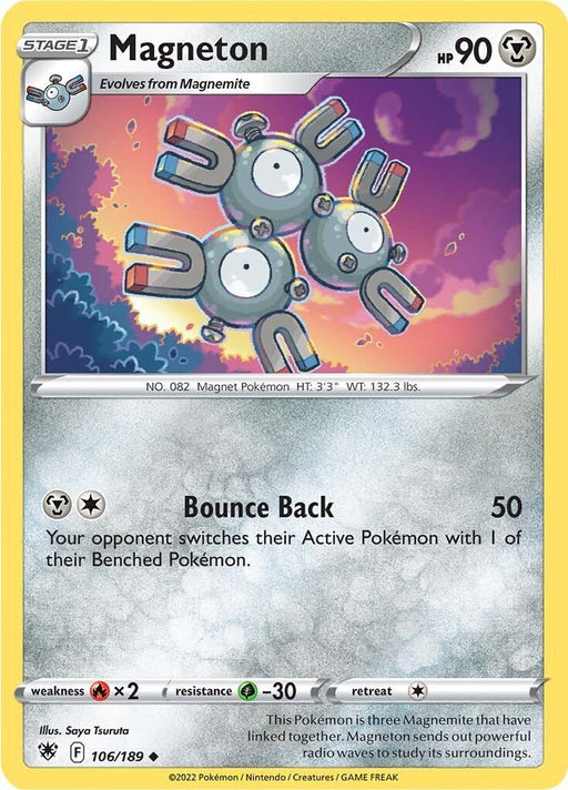 Pokemon Magneton 106/189 SWSH10: Astral Radiance Normal - EternaCards