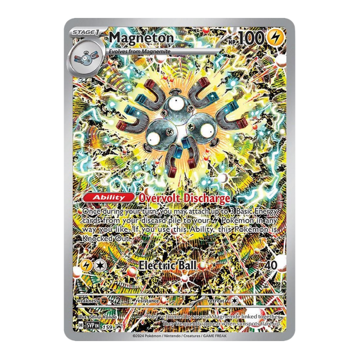 Pokemon Magneton SVP 159 Surging Sparks ETB Promo (Sealed) - EternaCards