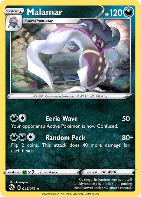 Pokemon Malamar 45/73 Champion's Path Normal - EternaCards