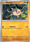 Pokemon Mankey 090/182 SV10: Destined Rivals Normal