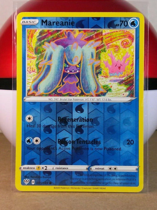 Pokemon Mareanie 051/189 SWSH03: Darkness Ablaze Normal - Eterna Cards