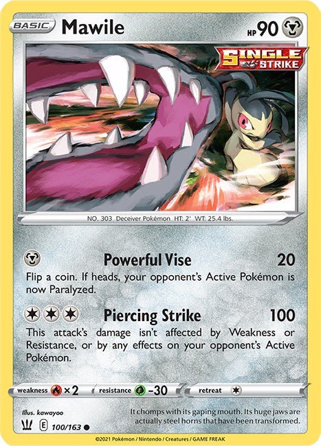 Pokemon Mawile 100/163 SWSH05: Battle Styles Normal - EternaCards
