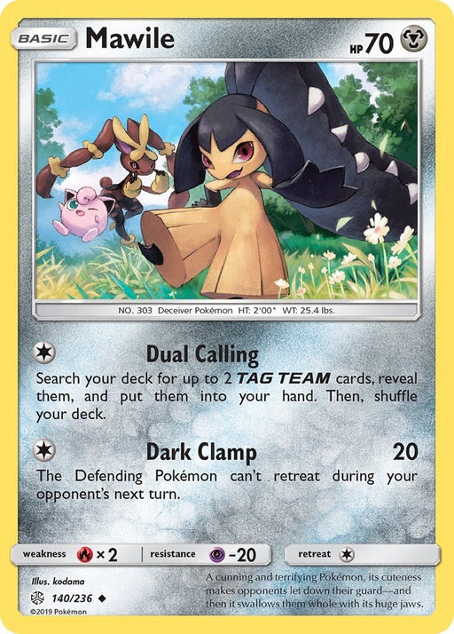 Pokemon Mawile 140/236 SM - Cosmic Eclipse Normal - EternaCards