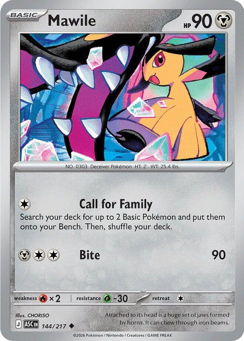 Pokemon Mawile - 144/217 ME: Ascended Heroes Normal - EternaCards
