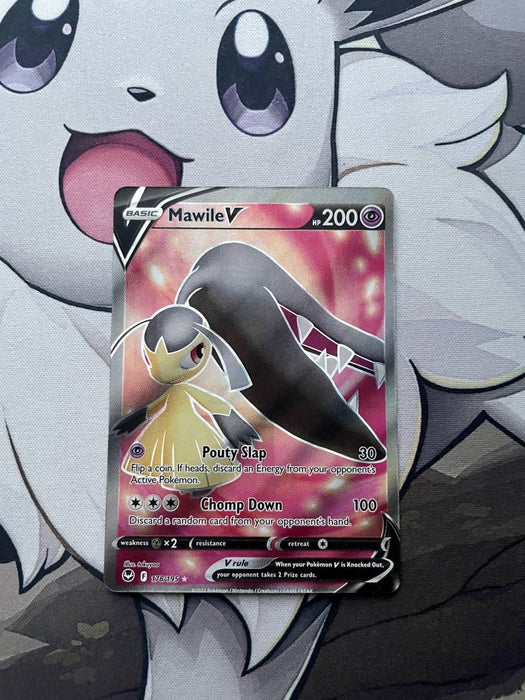 Pokemon - Mawile V 178/195 - Silver Tempest - Full Art - EternaCards