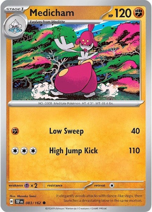 Pokemon Medicham 083/162 SV05: Temporal Forces Normal - EternaCards